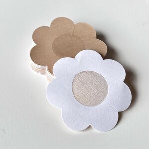 Smooth Flower Pasties - Light Beige